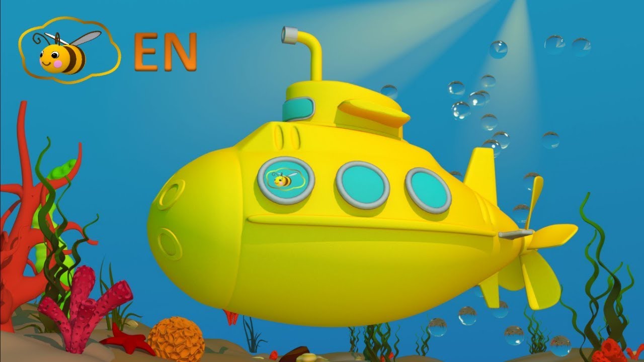 Surprise egg video: SUBMARINE. Cartoons for kids (babies and toddlers)