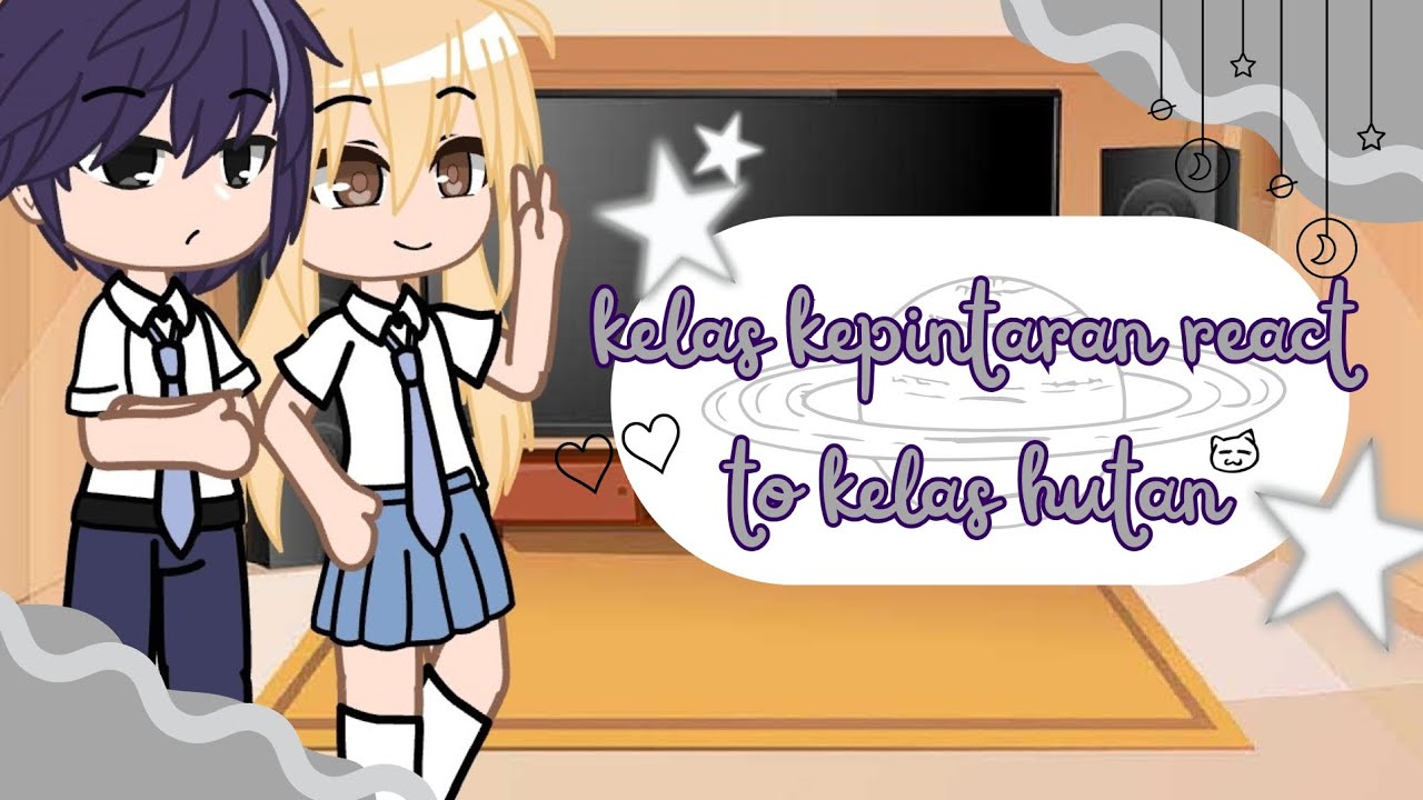 kelas kepintaran react to kelas hutan||gacha club||dasi gantung ~ #dasigantung #gachaclub