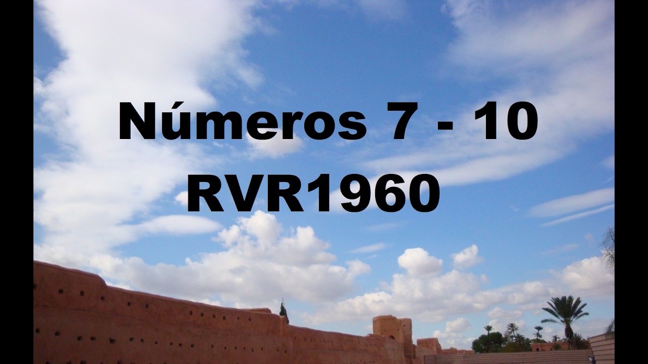 Numeros 7 - 10