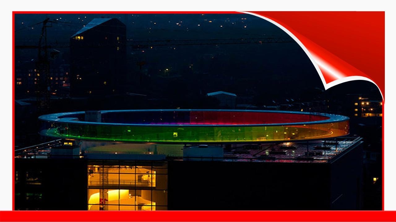 Your Rainbow Panorama: A Giant 360 Colorful Rooftop Walkway In Denmark 🔥