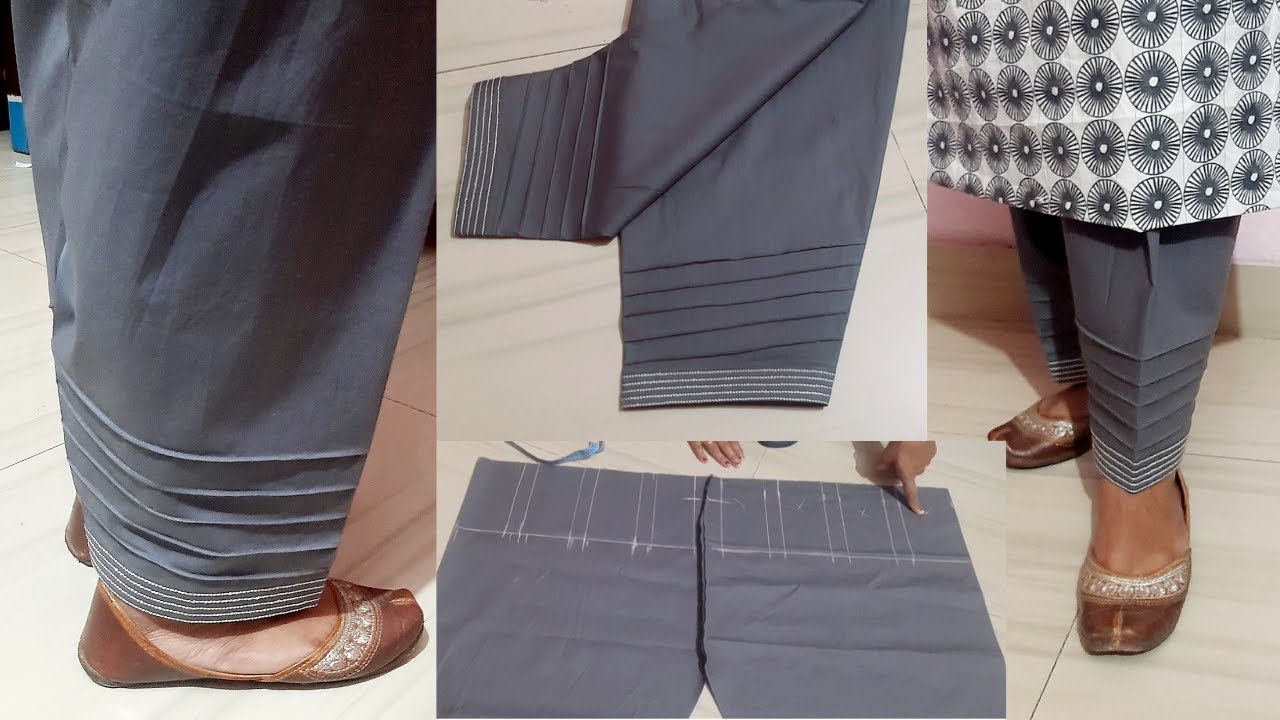 🧵Branded shalwar/pakistani khari salwar cutting & stiching step by step/box plated straight #salwar