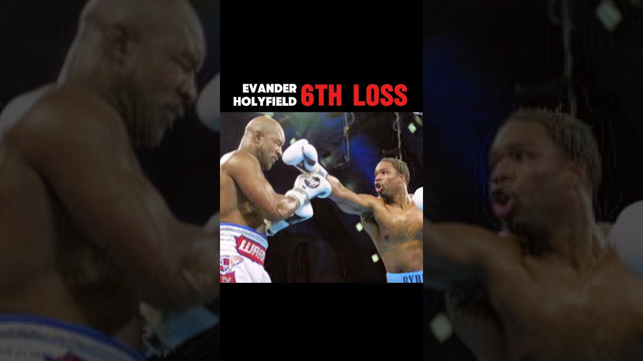 Holyfield's 6th Loss - Outbox Throughout the Fight #boxing #evanderholyfield #heavyweightboxer