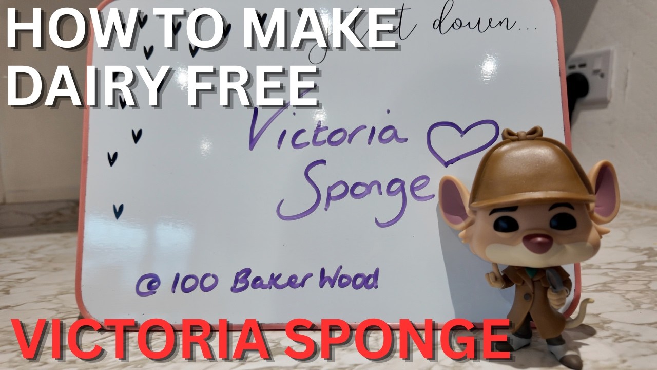 How to make Victoria Sponge Dairy/Soya/Nut FREE