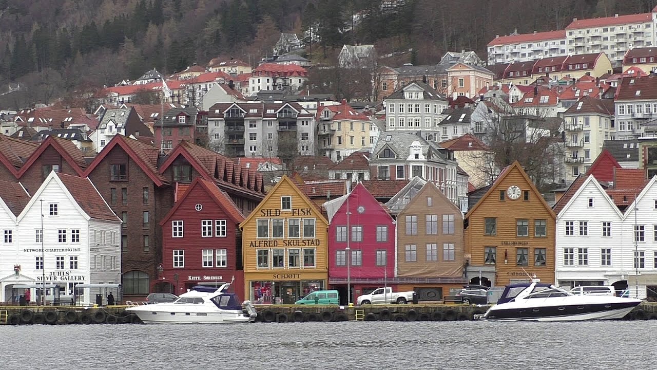 Bergen Norway and Mount Floyen Funicular Railway