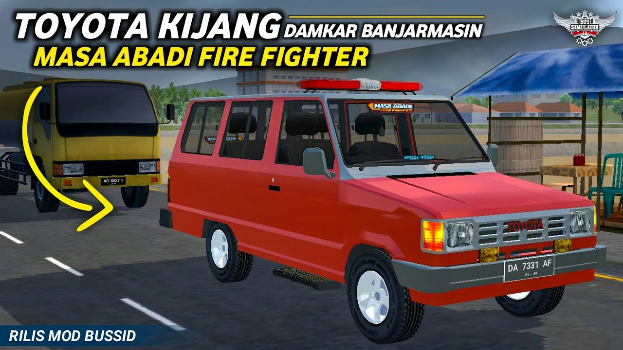 TOYOTA KIJANG DAMKAR BANJARMASIN - MASA ABADI FIREFIGHTER | Rilis Mod Bussid