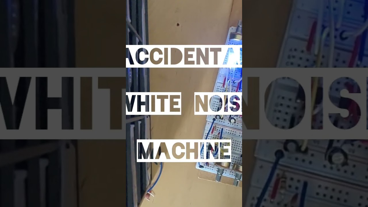 Accidentally made a white noise machine 
