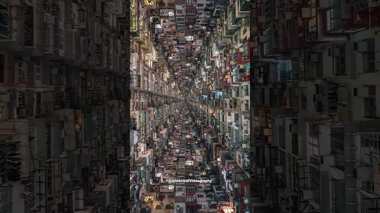 Would you live at this Apartment in hong kong? #hongkong #cage #apartment #sick #shorts #trend