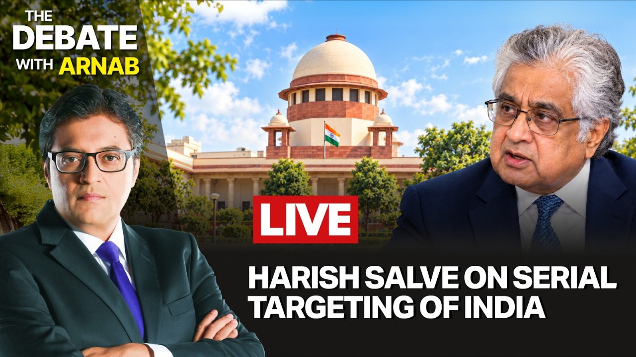 Harish Salve LIVE With Arnab On The &lsquo;Nation May Burn&rsquo; Threats | CEC Gyanesh Kumar