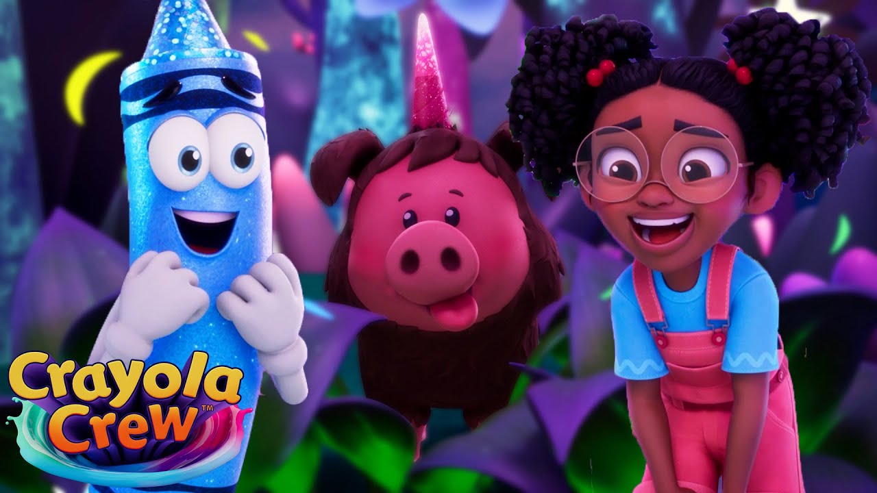 The Cutest Imagination Critter! | 45+ Minutes of Crayola Crew | Fun Imagination Cartoons for Kids