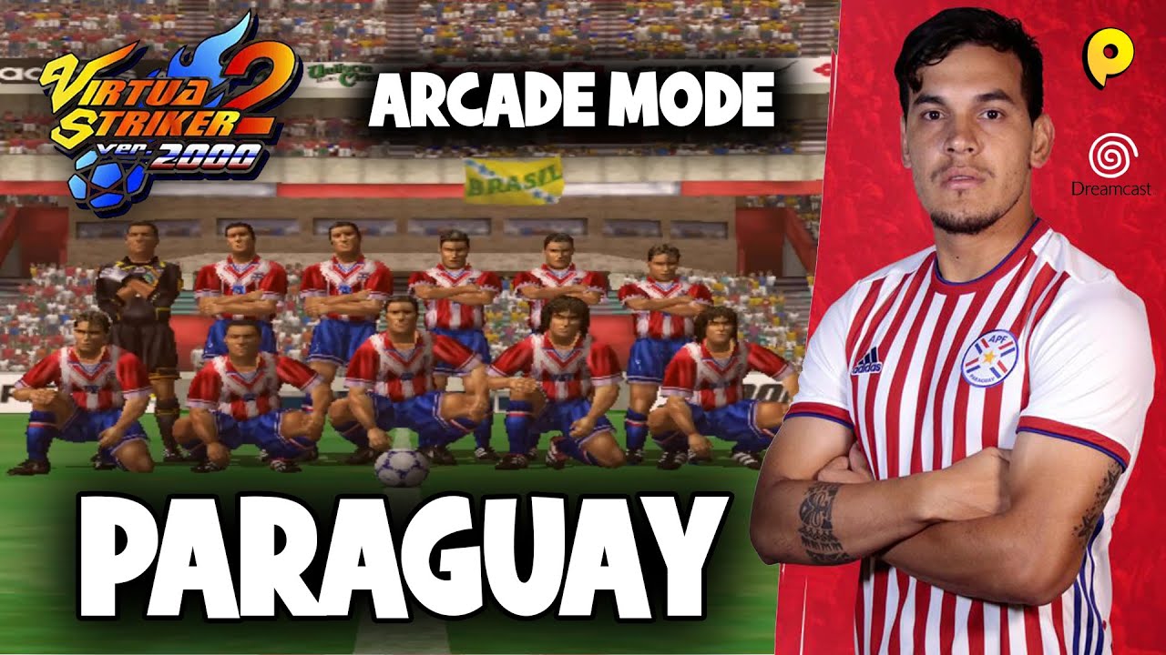 Virtua Striker 2 Ver.2000 - Dreamcast / Arcade Mode - Paraguay