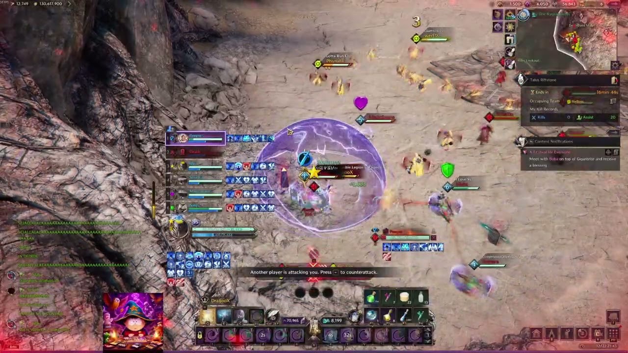 TnL - RDCL Oracle Healer - Hired Gun Wargame VS  Lunarch on Talus Rift
