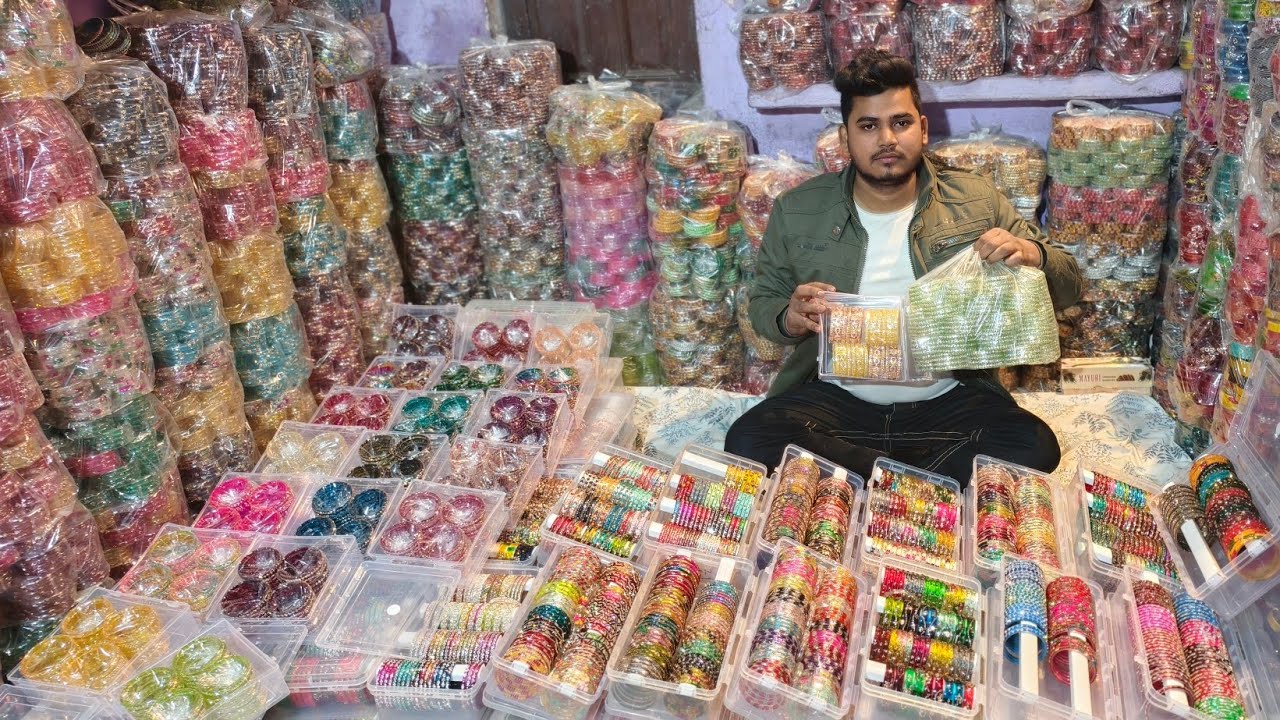 Fancy sasta Kanch ke kangan ₹5 Rupe Firozabad Bangles Wholseles market 