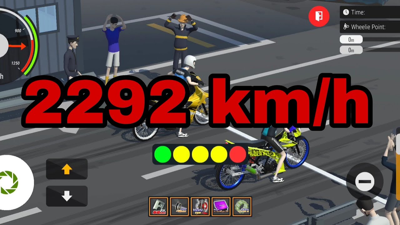 Asian Drag Champion PVP online Glitch World record 2292kmh