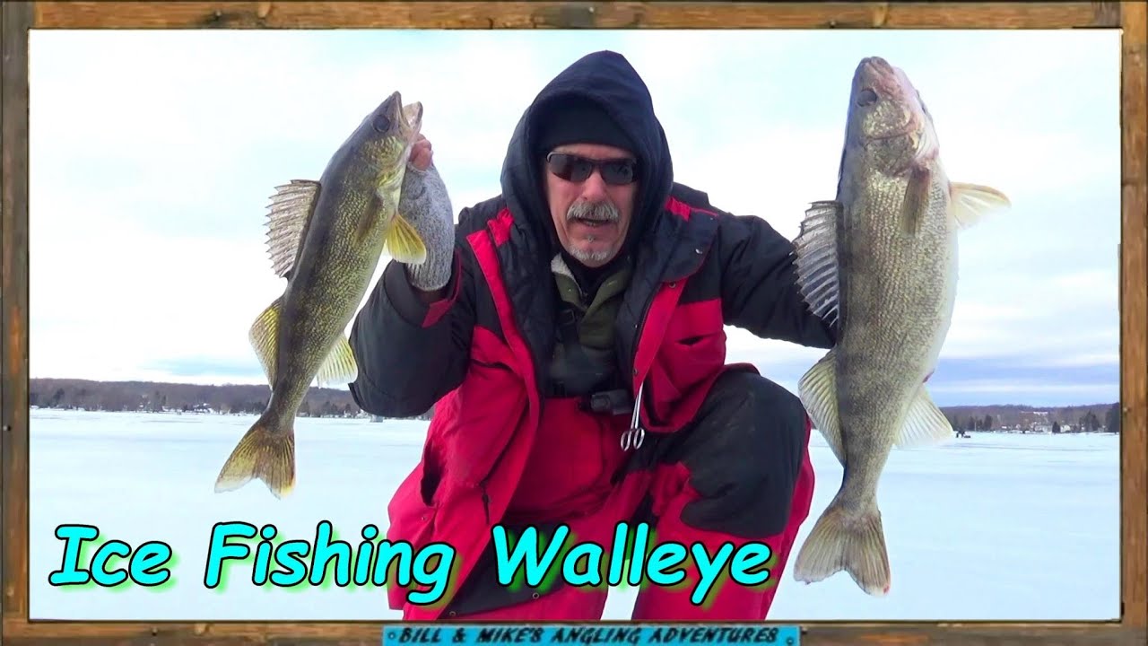 Jigging Walleye - Ice Fishing Chautauqua lake 2021