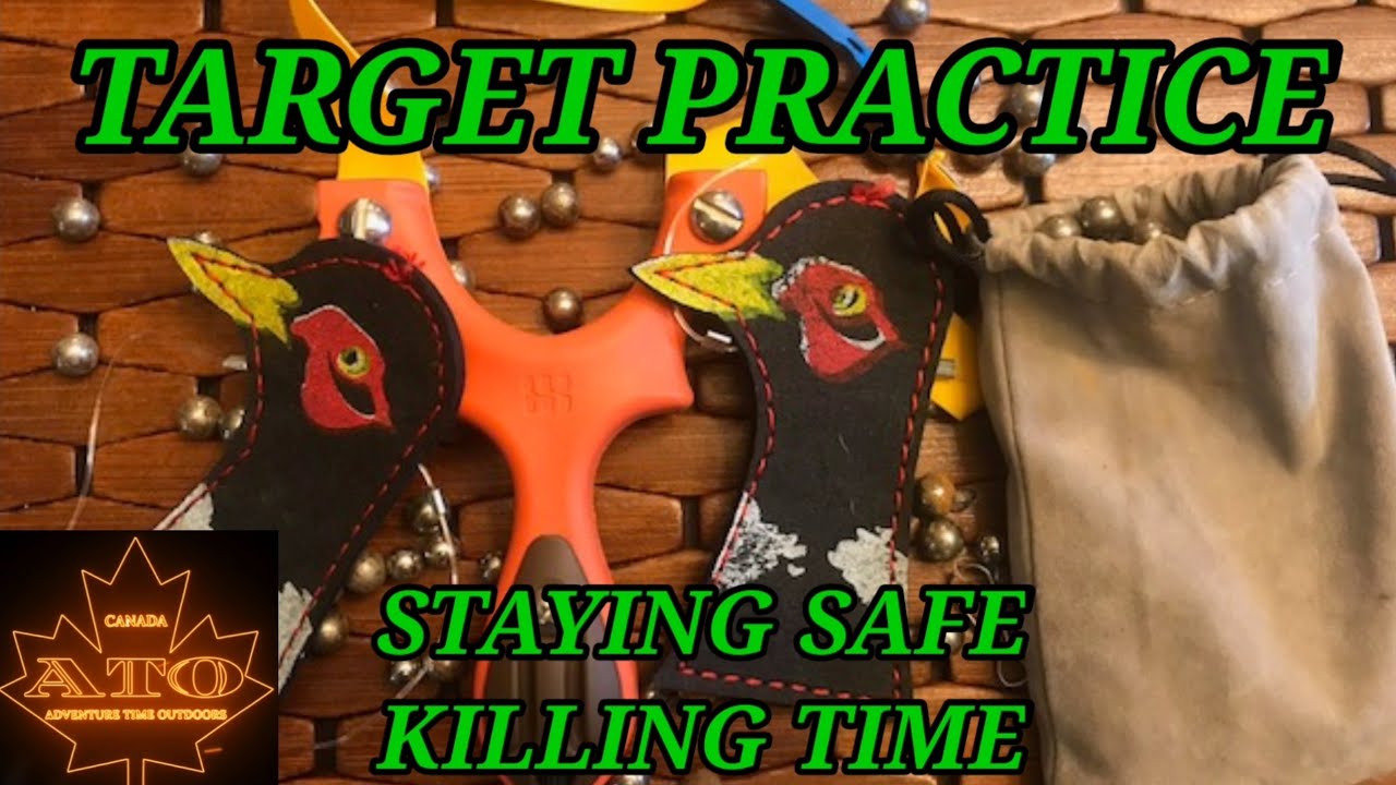 slingshot  target practice