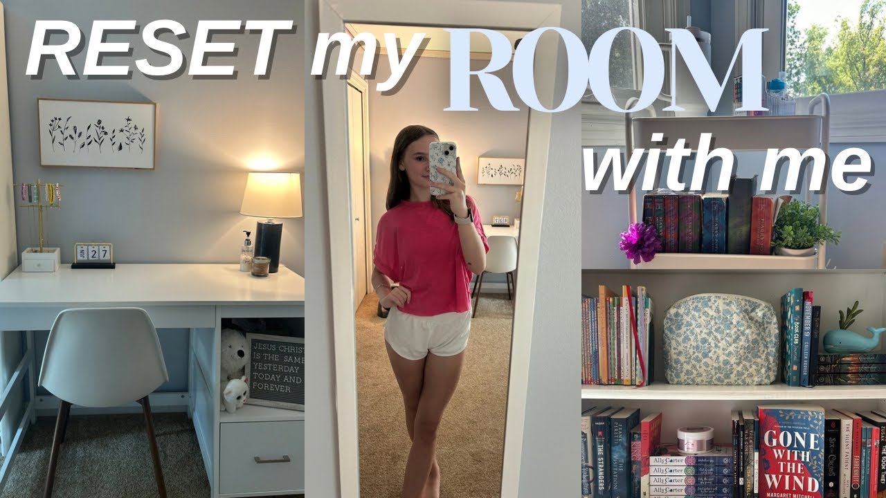 RESET MY ROOM WITH ME | organize, deep clean, & declutter