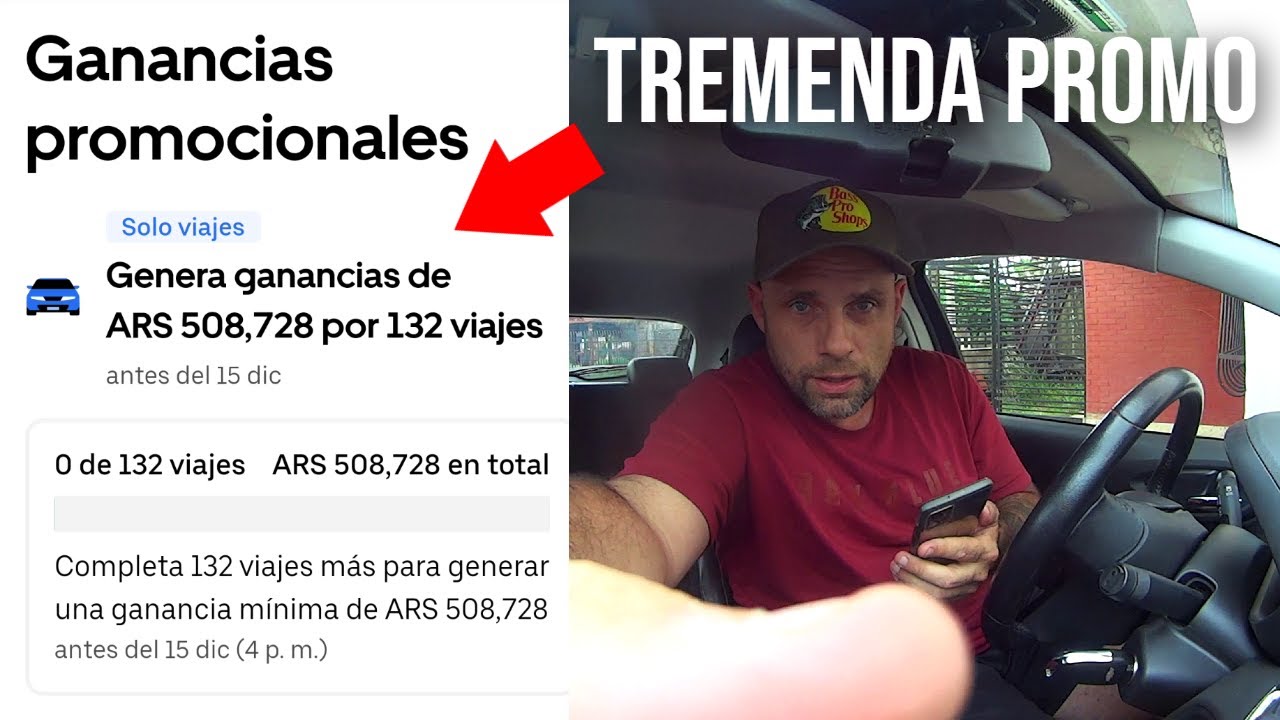 JAMAS GANE TANTO 🤑 POR HORA 🤑 TRABAJANDO CON UBER