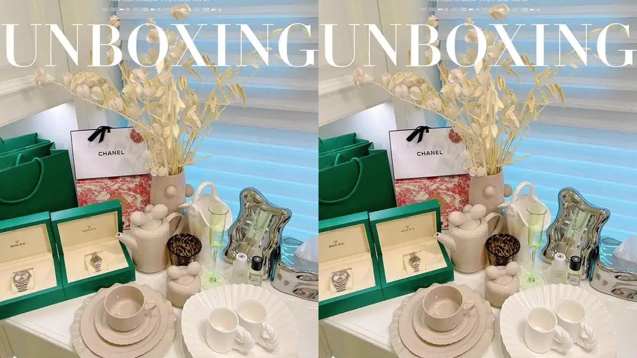 新年购物开箱🛍没有女孩子不喜欢！我超会买✌🏻#购物分享 #劳力士 #颜值餐具 #家居好物