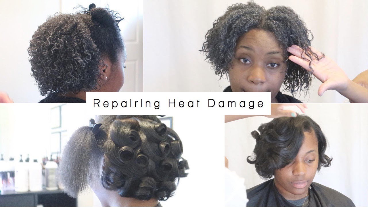 Custom Conditioning Treatment For Heat Damaged Hair + Pin Curls #SALONWORK