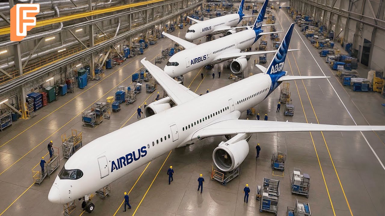 How Commercial Airplanes Are Made Inside The World&rsquo;s Largest Assembly Factory