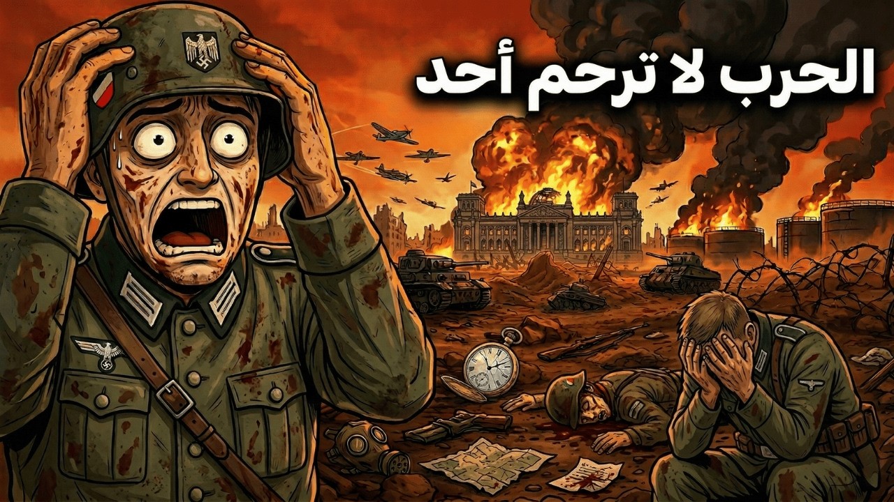 كيف ستكون حياتك كجندي في الحرب العالمية الثانية ☠️🪖