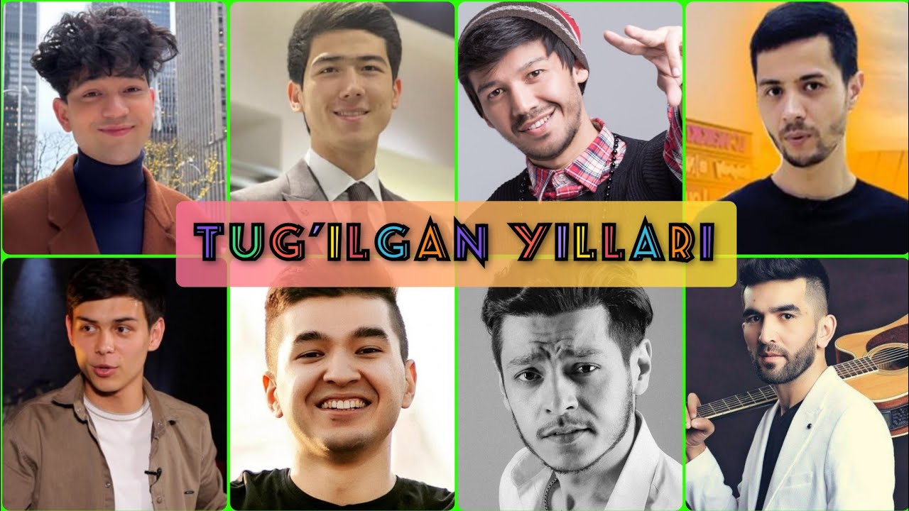 Virtual va san'at olami mashxurlarining tug'ilgan kun va yillari