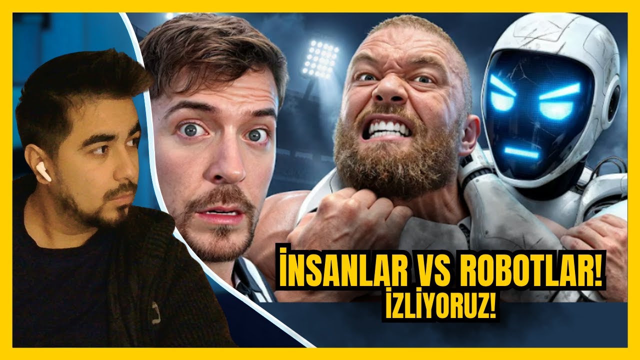 Robotlar İnsanları Yendi mi? 🤖 MrBeast: İnsanlar Robotlara Karşı!