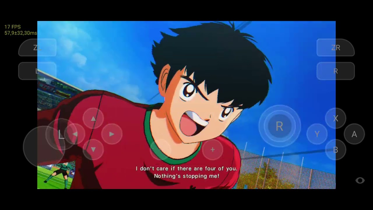captain tsubasa rise of new champion SKYLINE edge v23 emulator for android test
