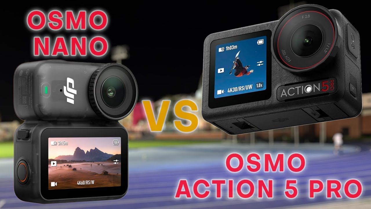 Son tan diferentes? | DJI OSMO NANO vs OSMO ACTION 5 PRO