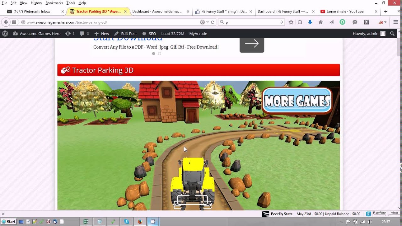 Tractor Parking 3D PC Easy but Pleasing Game