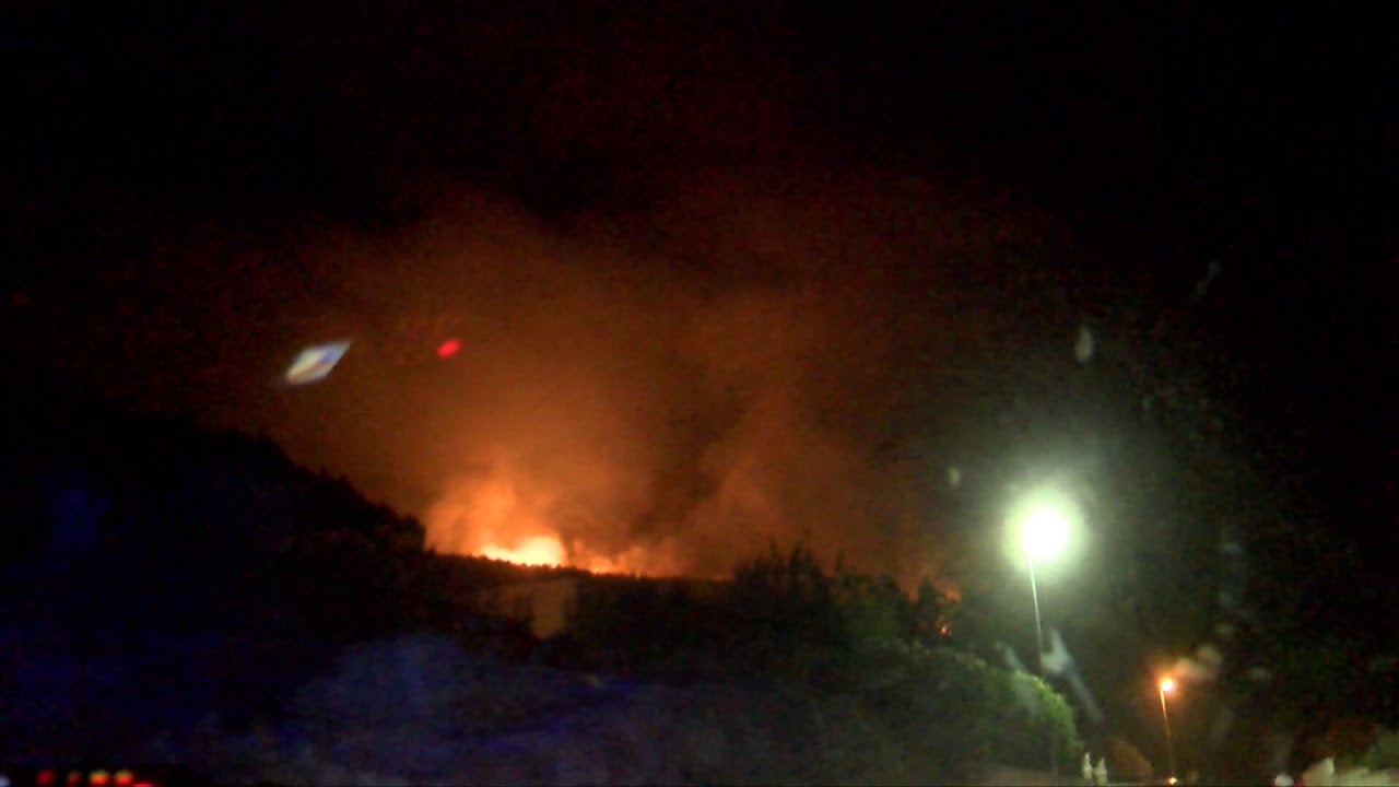 Feu forêt ste cecile d'andorge 22 08 2017