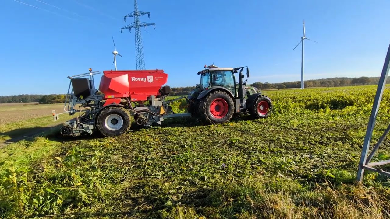 PlantingGreen Weizenaussaat mit der Novag