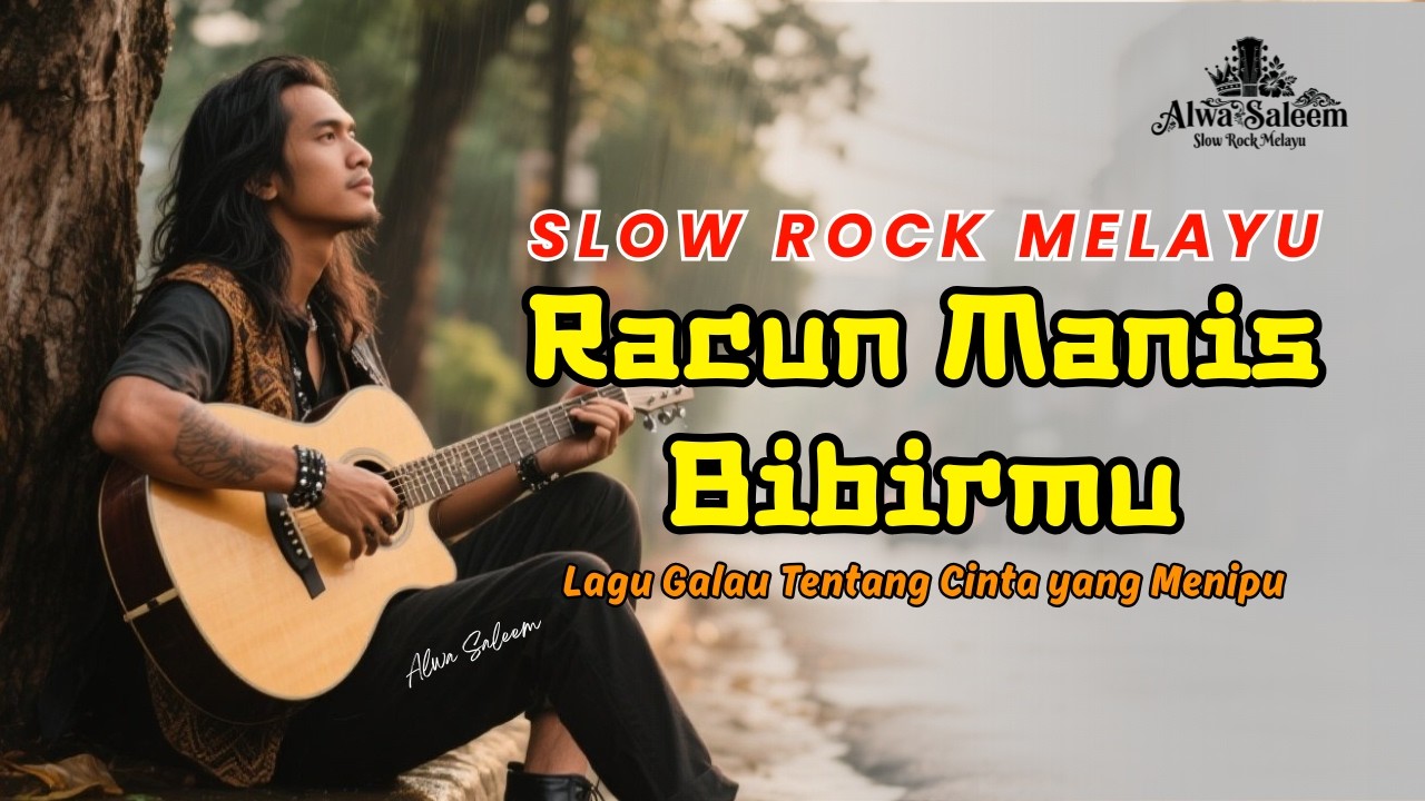 🎵 Racun Manis Bibirmu – Alwa Saleem | Slow Rock Melayu Tentang Cinta yang Menipu
