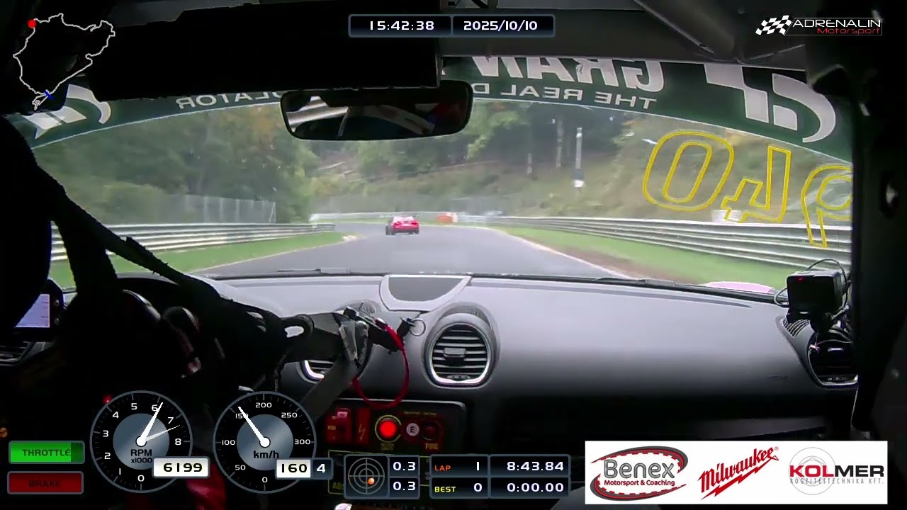 GT4 chasing TCR on the Nordschleife