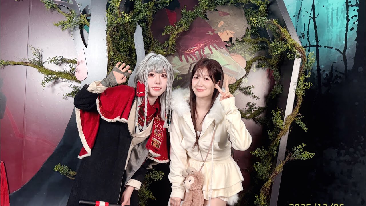 2025 AGF 리버스: 1999 루부스카 성우 하오플레이 부스 다녀왔어요❄️🤍