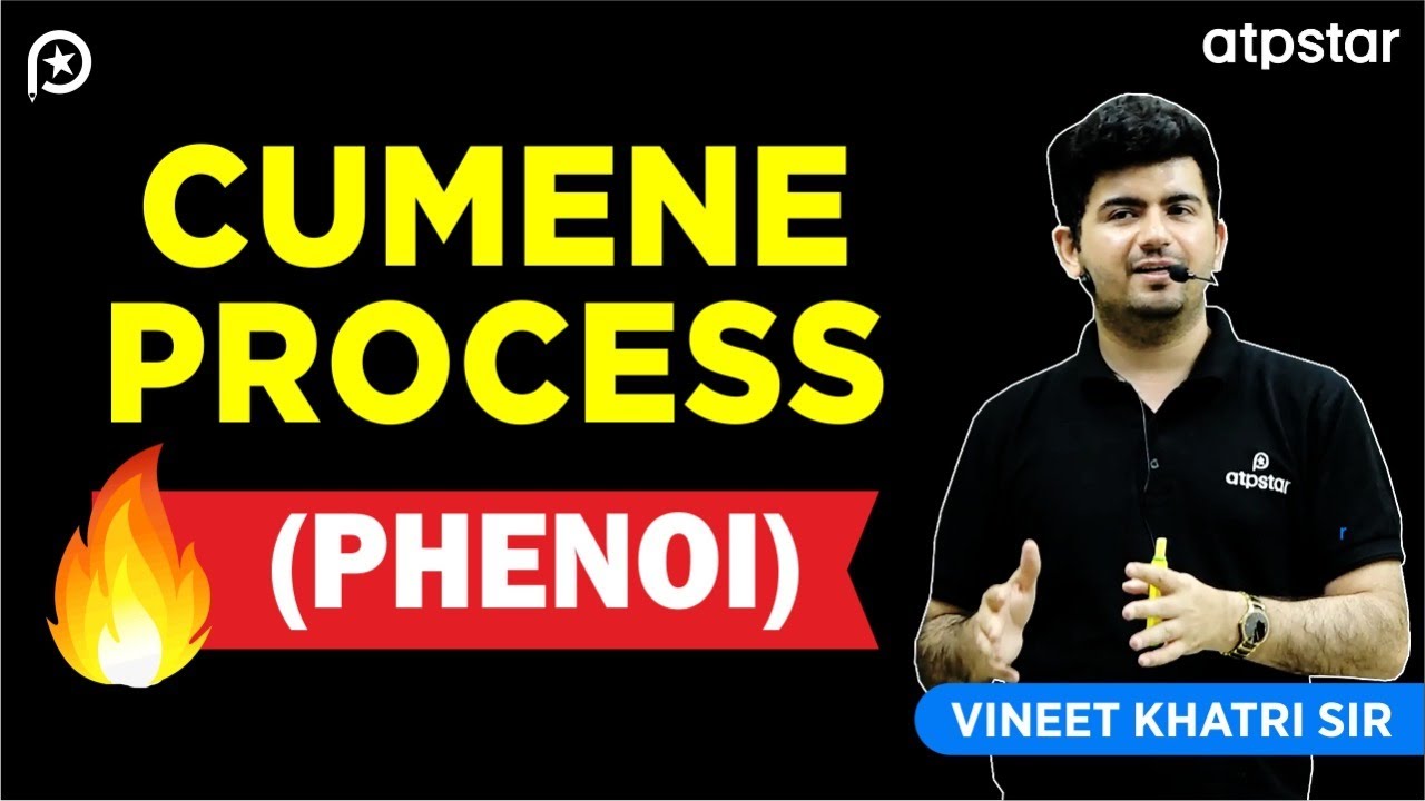Cumene process (phenol preparation) - JEE Advanced | Vineet Khatri Sir | ATP STAR Kota