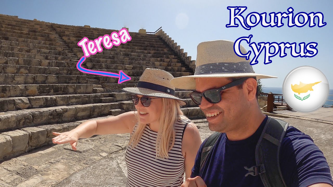 Cyprus - Kourion archaeological site and  Beach with my friend Teresa