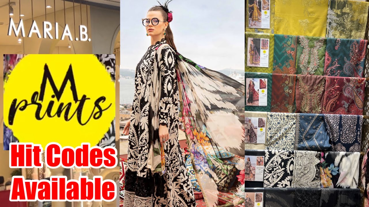 Maria B M prints Fall winter collection 2024 | Maria b M prints #mariab #mprint #vacollections