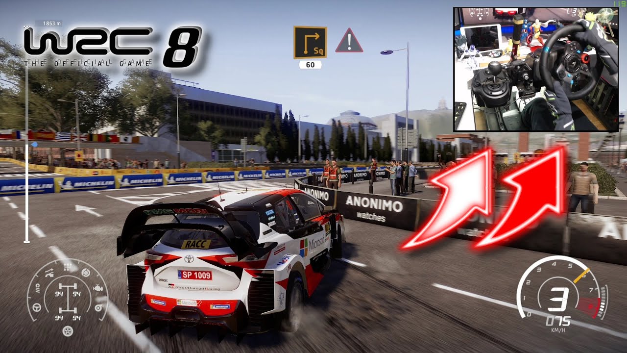 WRC 8 Toyota Yaris WRC RallyRACC Каталония / Logitech G29