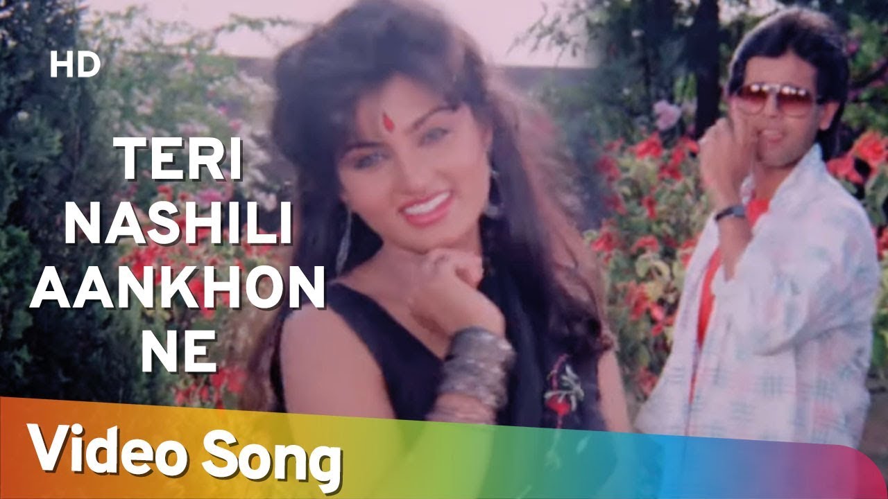 Teri Nashili Aankhon Ne (HD) | Wohi Bhayaanak Raat (1989) | Neeta Puri | Rohan Kapoor | Hindi Song