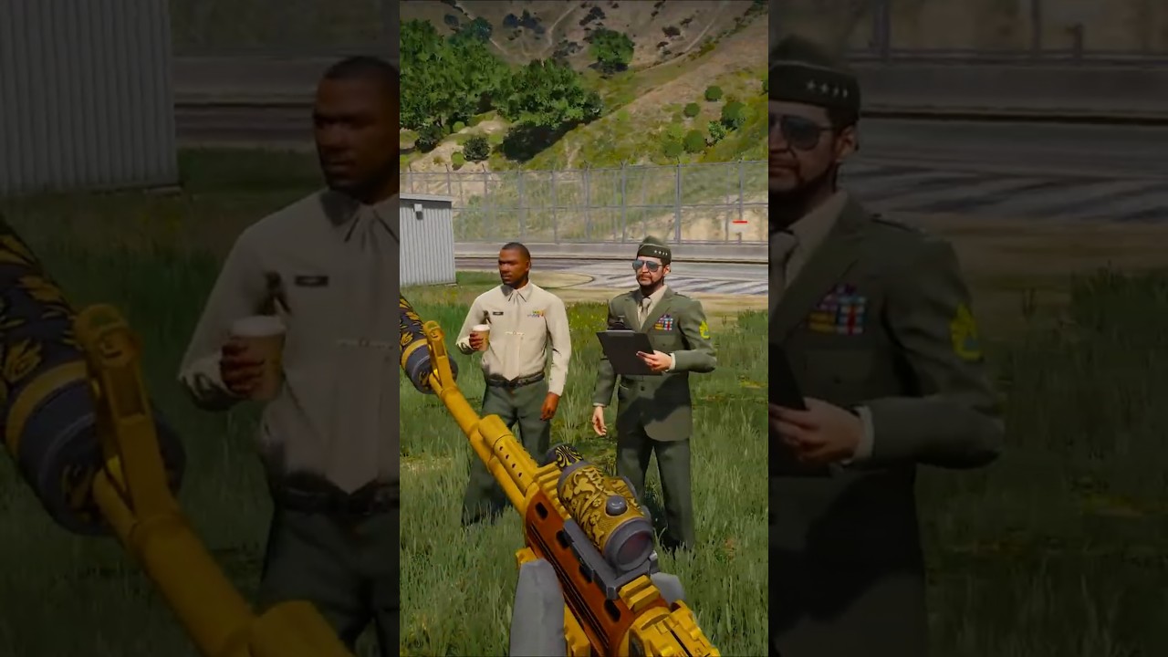 I Entered the Military Base as a Guard with a Tank 😱 | GTA 5
