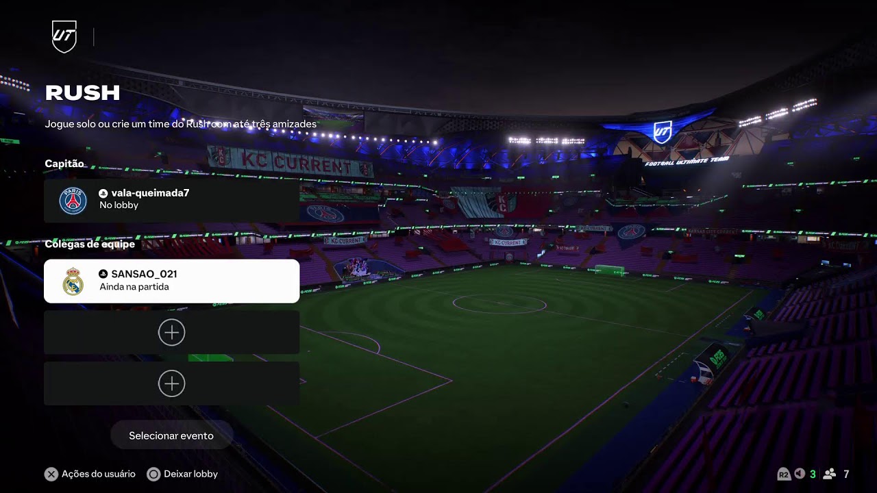 Jogando FIFA 25