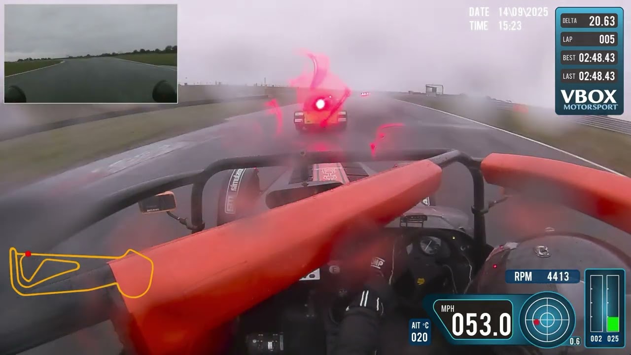 Caterham Graduates 135 - Snetterton 2025 wet race