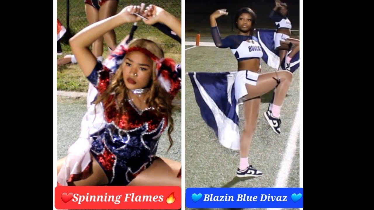 Abramson Sci Academy Spinning Flames vs Frederick Douglass Blazin Blue Divaz [5th Qtr Battle] (2024)