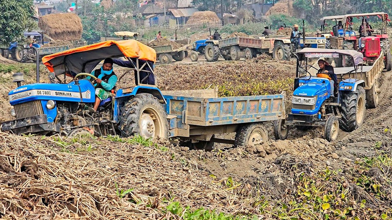 New Jcb Plus Xpert Loading | Sonalika 734 Eicher 380 John Deere 5050D Swaraj 744 Machine 575 Tractor