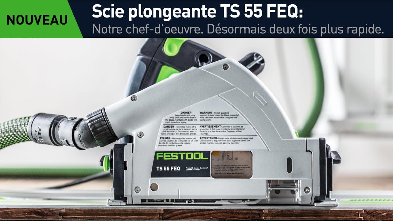 Scie plongeante TS 55 FEQ: aper&ccedil;u