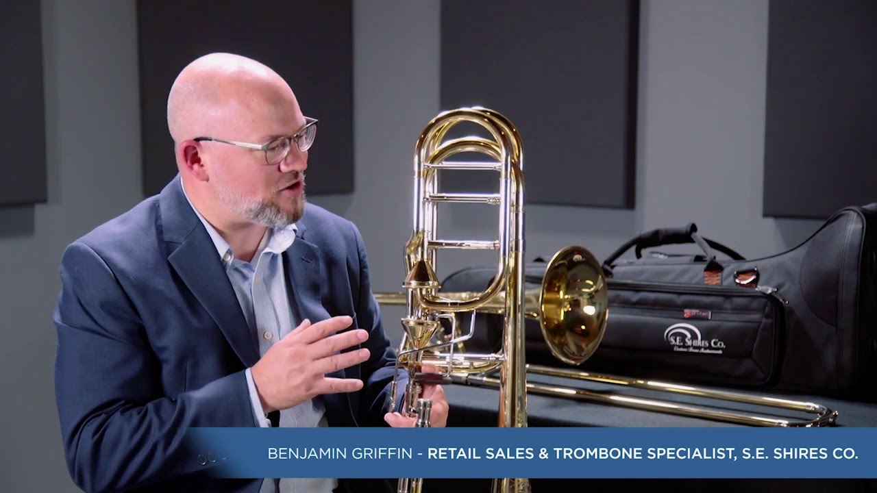 S.E. SHIRES BII 7YM Custom Model Axial-Flow Bass Trombone