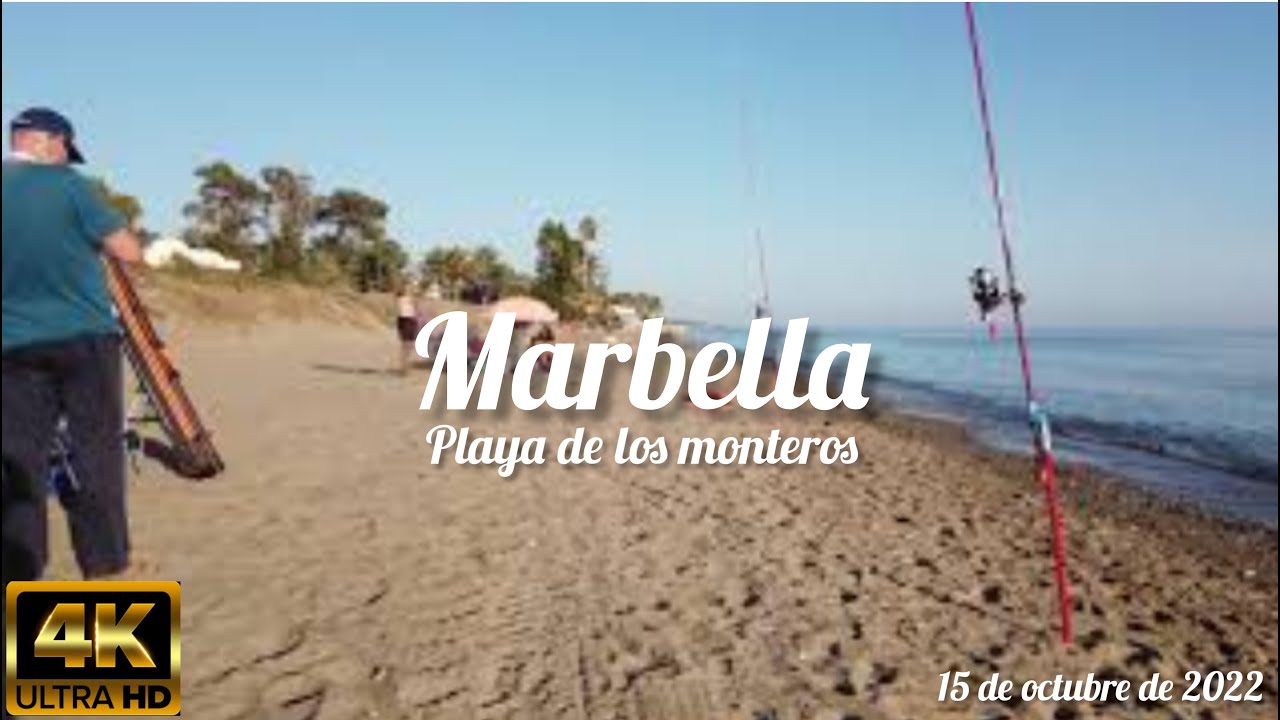 playa de los monteros (Marbella) (4k) (15 de octubre de 2022)