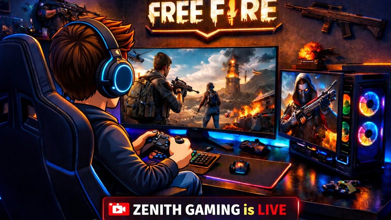 ZENITH GAMING  is live on Free fire ☠️ 🔥