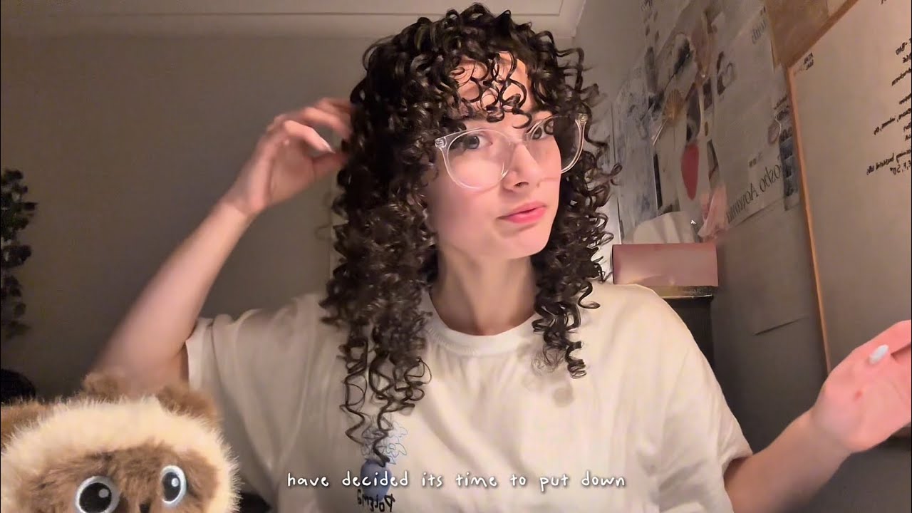 my curly hair routine 